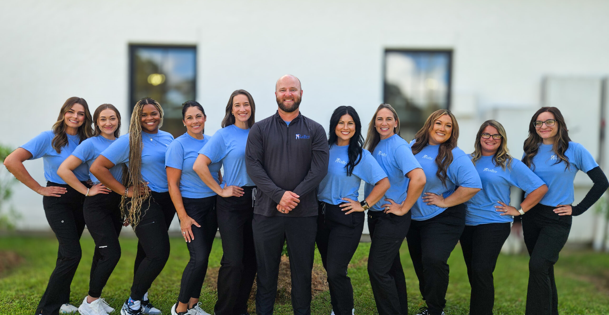Friendly staff and dentists at a dental practice in Broussard, LA