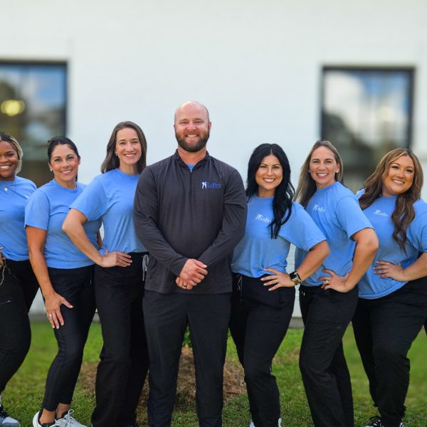 Friendly staff and dentists at a dental practice in Broussard, LA